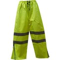Petra Roc Inc Petra Roc Waterproof Drawstring Pants, ANSI Class E, 300D Oxford/PU Coating, Lime, M LPP-CE-M